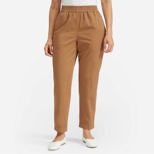 Everlane The Easy Chino High Rise Straight Leg Pants in Tan